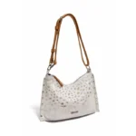 Cartera Bandolera Jujuy - Blanco Animal Print