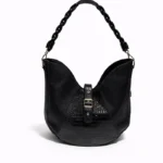 Cartera Martina (D) - Negro Crocco
