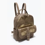 Mochila Abril - Vison Detalle Dorado