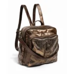 Mochila Cartera Brianna - Chocolate Metalizado