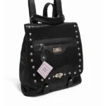Mochila Cartera Cristal - Negro Brilloso