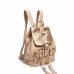 Mochila Lara - Nude/Tapa Dorada