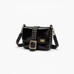 Bandolera Beth - Negro tapa Charol