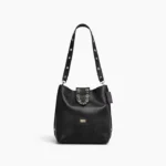 Bolso Cartera Malena - Negro Reptil