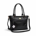 Bolso Cartera Silvia - Negro Reptil