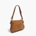 Cartera Bandolera Amalita - Marron Animal Print