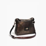 Cartera Bandolera Amalita - Negro / Dorado