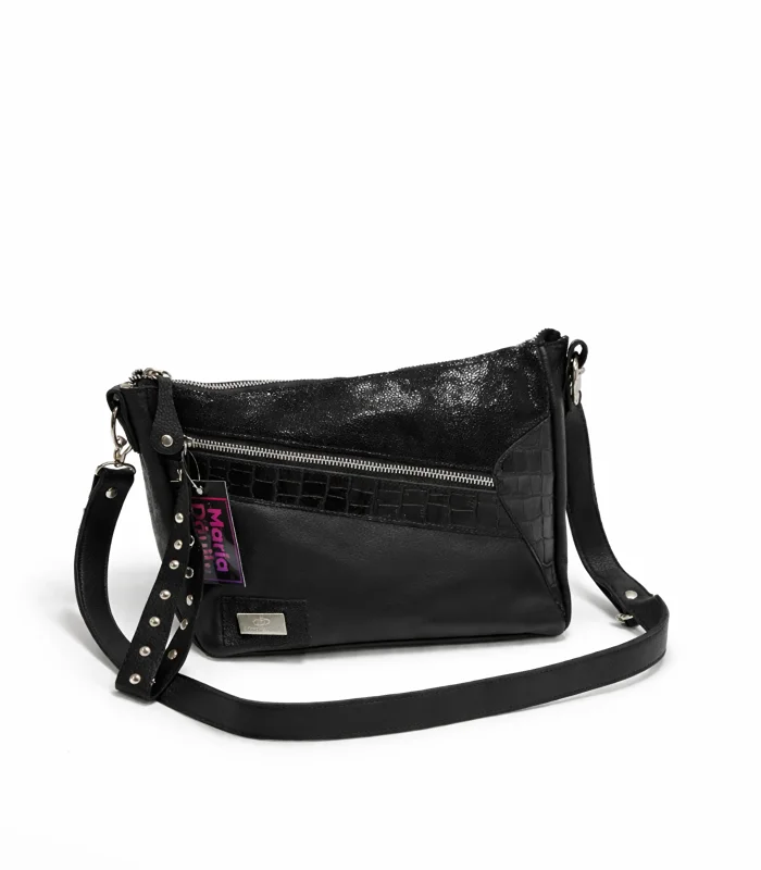 cartera-bandolera-belen-negro Cartera Bandolera Belen - Negro - Image 1