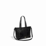 Cartera Corrientes - Negro Reptil