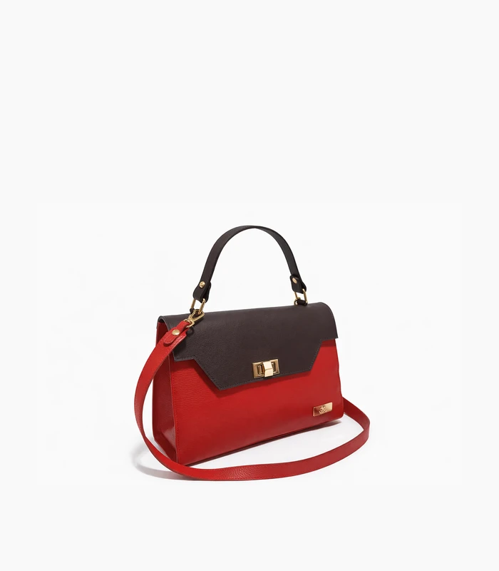 cartera-fanny-rojo-tapa-chocolate Cartera Fanny - Rojo Tapa Chocolate - Image 1