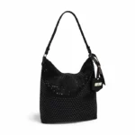 Cartera Santa Barbara - Negro con Lunares