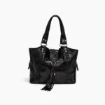 Cartera Suecia - Negro Brilloso