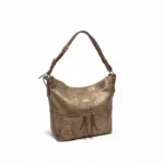 Cartera Valentina - Vison con Detalles Dorado
