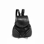 Mochila Abigail - Negro/Detalle Cebra
