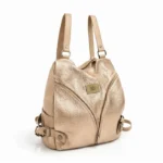 Mochila Cartera Ivonne - Nude/ Tapa Cobre