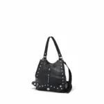 Mochila Cartera - Negro Tapa Croco