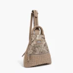 Mochila Emma - Beige Textura Reptil