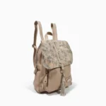 Mochila Natalia - Nude / Tapa Tornasolada