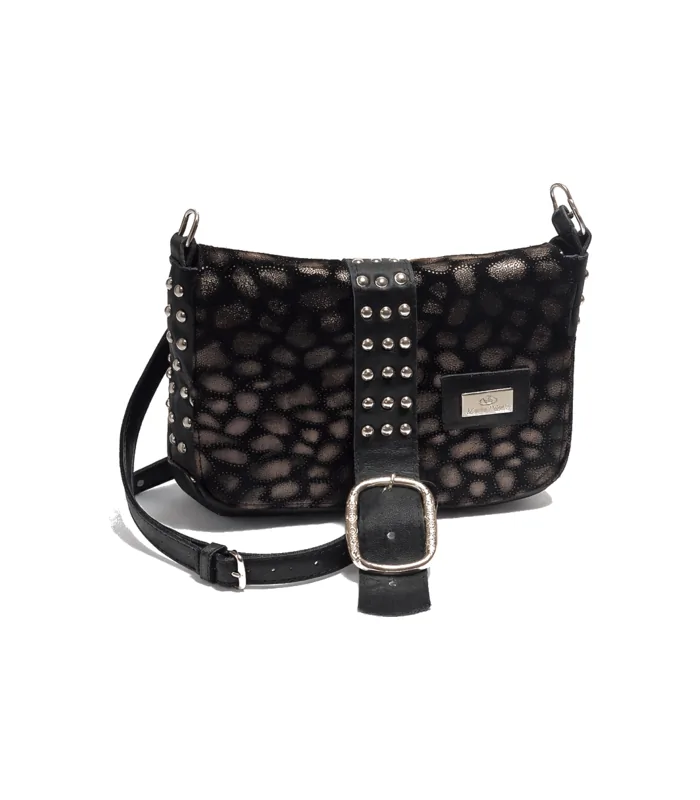 bandolera-beth-negro-animal-print Bandolera Beth - Negro/Animal Print - Image 1