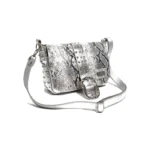 Bandolera Beth - Plata Tapa Reptil