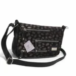 Bandolera Federica - Negra Animal Print