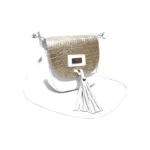 Bandolera Keyla - Blanco Tapa Platino