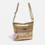 Bandolera Lucy - Dorado Cuero Escamado