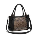 Bolso Cartera Candela - Negro con Peltre