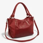Bolso Cartera Candela - Rojo Croco