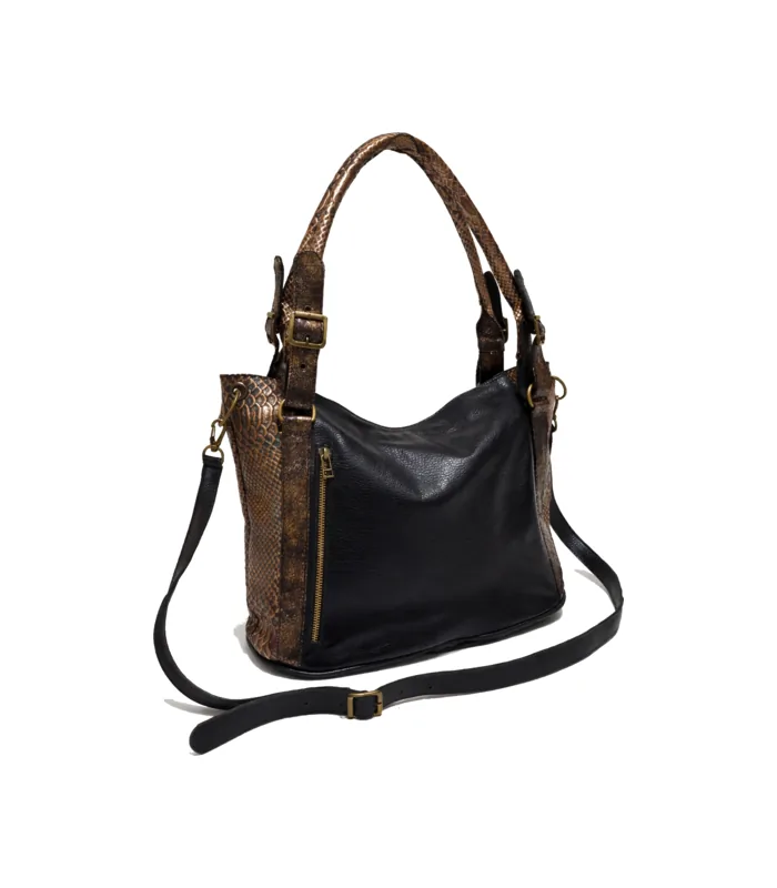 bolso-cartera-emilia-negro-con-cobre Bolso Cartera Emilia - Negro con Cobre - Image 1
