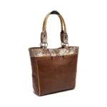 Bolso Cartera Renata - Vison Detalles Dorado Reptil