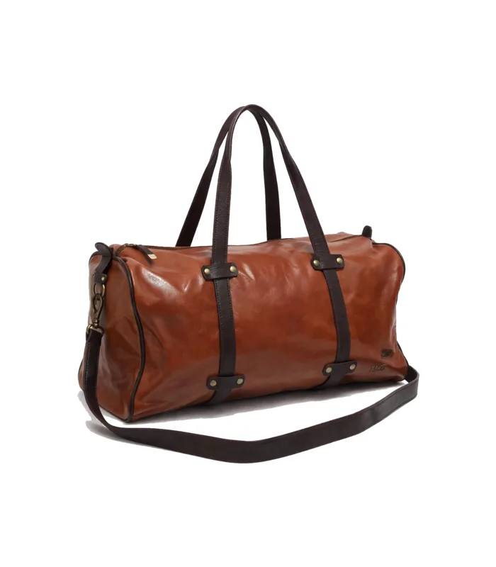 bolso-de-viaje-caoba-detalles-chocolate Bolso de Viaje - Caoba detalles Chocolate - Image 1