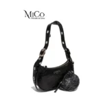 Cartera Celine - Negro Crocco