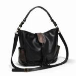 Cartera Elisa - Negro con detalles Cobrizos