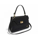 Cartera Fanny - Negro Tapa Crocco