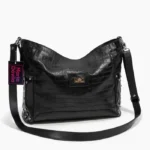 Cartera Margot - Negro Textura Crocco