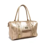 Cartera Nancy - Dorado Crocco