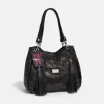 Cartera Sabrina - Negro Detalles Peltre
