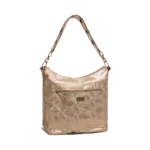 Cartera Veronica - Dorado Reptil