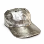 Gorra de cuero - Plata