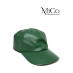 Gorra de cuero - verde