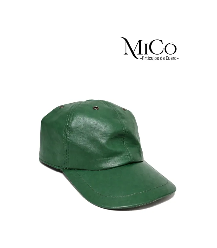 gorra-de-cuero-verde Gorra de cuero - verde - Image 1