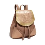 Mochila Abigail - Vison/ Rosa Oro