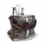 Mochila Cartera Bettiana - Peltre con Plata