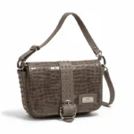Mochila Cartera Cristal - Blanca/Detalles Plata