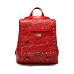 Mochila Cartera Cristal - Rojo con detalles blanco camuflado