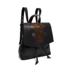 Mochila Cartera Isabel - Negro/Tapa Detalle Cholate