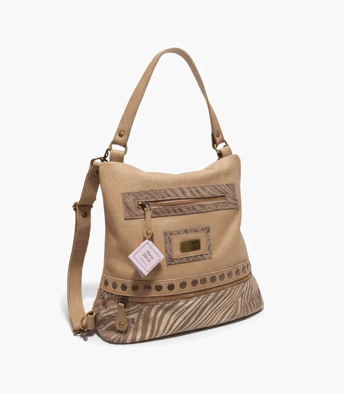 mochila-cartera-sussi-beige-detalles-cebra Mochila Cartera Sussi - Beige Detalles Cebra - Image 1