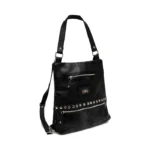 Mochila Cartera Sussi - Negro Croco Brilloso
