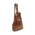 Mochila Emma - Marrón Textura Croco